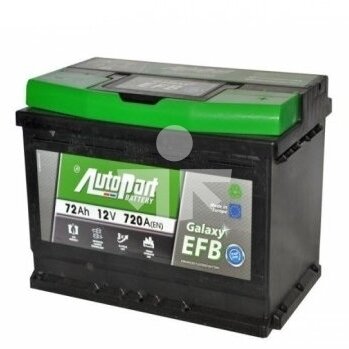 Akumuliatorius Autopart Galaxy 72Ah 720A EFB Start-Stop