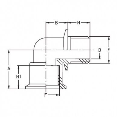 Отвод 90° 1262077/8021401 M+F G2 1