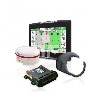 Automatinio vairavimo kompl. G7 Plus Farmnavigator + Turtle Smart RTK 2,5cm