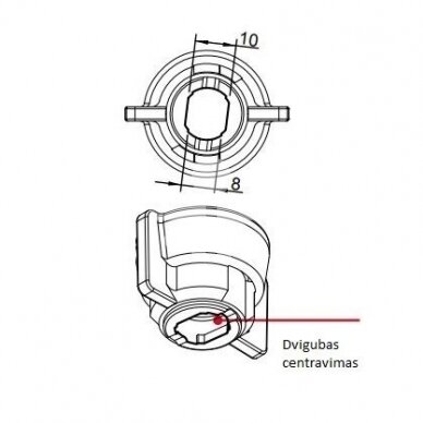 Колпачок форсунки 8 mm красный 40290003/8253076 1