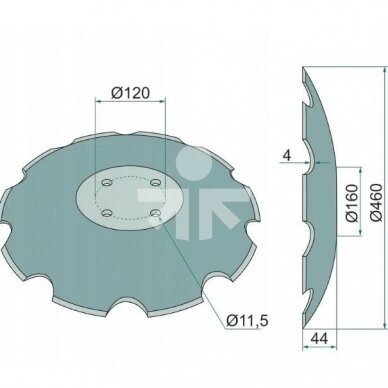 DISKAS XL043 AMAZONE CATROS BELLOTA 1