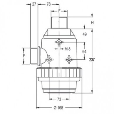 Suction filter for flow rates up to 180 l/min 316062/8087000 1