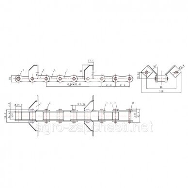 ELEVATOR CHAIN S55SEJ2A.41 2