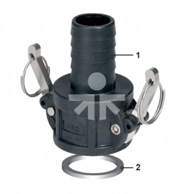 Camlock coupler type 4' PPC-102