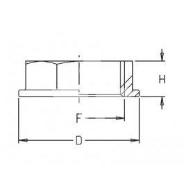 Swivel nut flat 2052030/8042201 sriegis G3/4 1