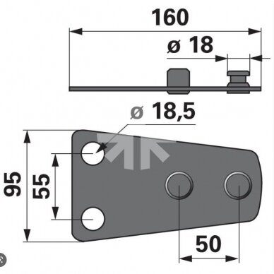 Knife holder 947427.1, 947427Class 34675 1