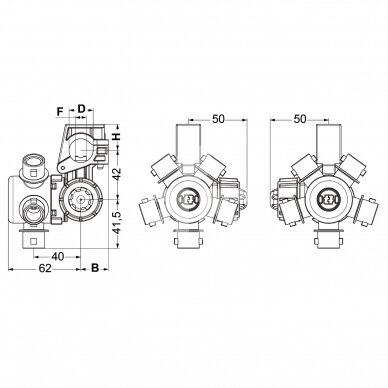 LAIKIKLIS TRIPLEKSAS 10MM 3/4' 4064257/8244096/8244304 2