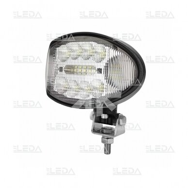 LED darbo žibintas 24W 2500lm ovalus plataus spindulio