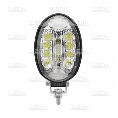 LED darbo žibintas 24W 2500lm ovalus plataus spindulio 2