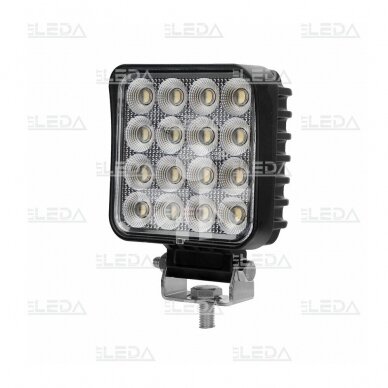 LED darbo žibintas 64W 5440lm plataus spindulio