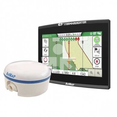 Lygiagretaus vairavimo sistema G7 EZY Farmnavigator + Turtle Smart 25cm