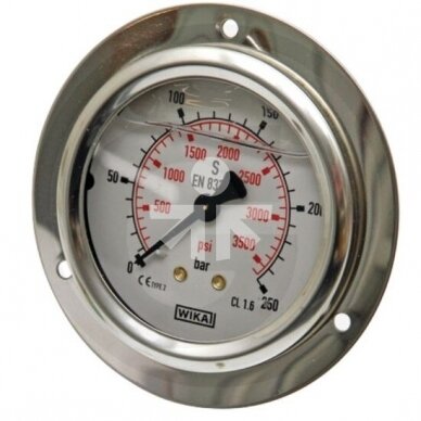 Pressure gauge 250 bar Ø 63 mm - 1/4" WIKA