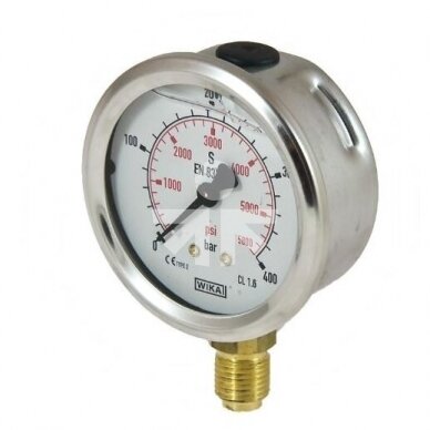 Manometer 0-400bar 63mm 1/4'' 85000408