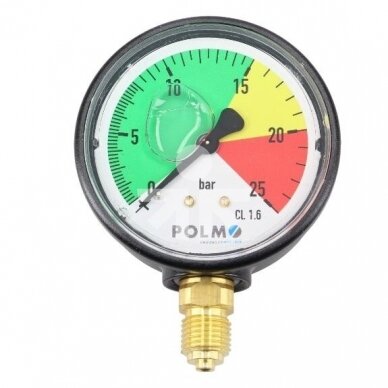 SPRAYER PRESSURE GAUGE Polmo 0-25bar D63 G1/4 MGO63PG14D25P 1