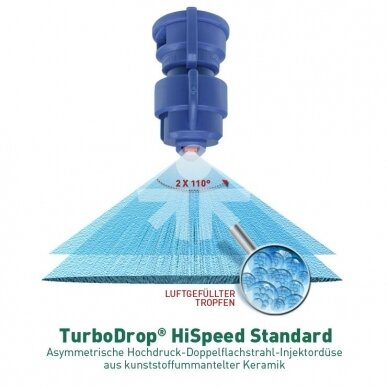 Air injection double fan nozzle TDHS 110° 03 ceramic Agrotop 2