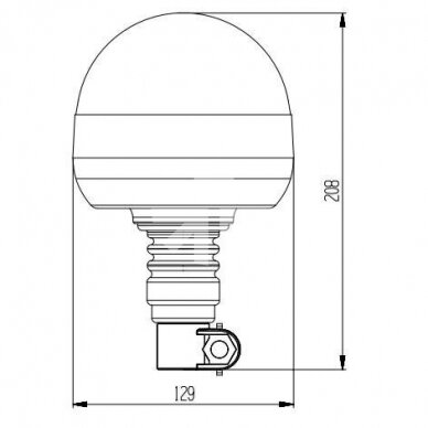 Švyturėlis LED sertifikuotas 12/24V ECE R10 8LED 1