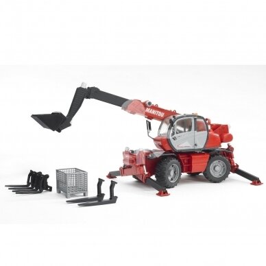 Игрушкa BRUDER 02129 Телескопический Погрузчик Manitou MRT 2150 1