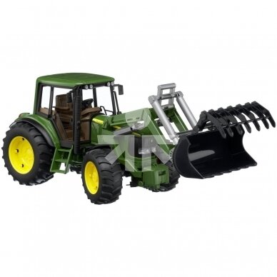 Toy Bruder 02052 Tractor with front loader John Deere 6920