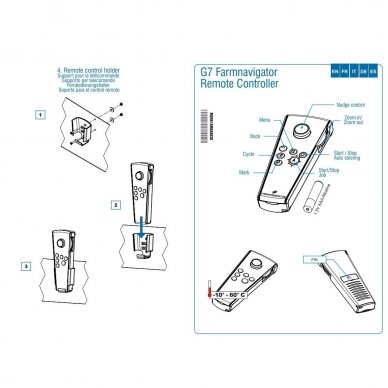 Valdymo pultas Farmnavigator G7 Plus UX0RK100AM 1