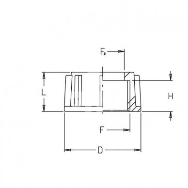 Fly nut G3/4 8040202 1