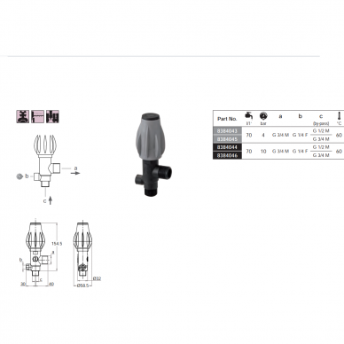 Manual adjustable pressure relief valve 8384044 1