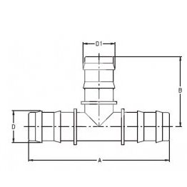 Hosetail connector T 8025001 1