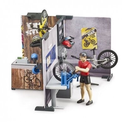 Toy Bruder Bicycle Shop and Service 63120