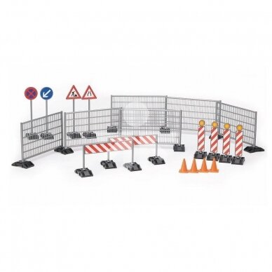 Toy Bruder Street signs accessories fence and road signs 62007