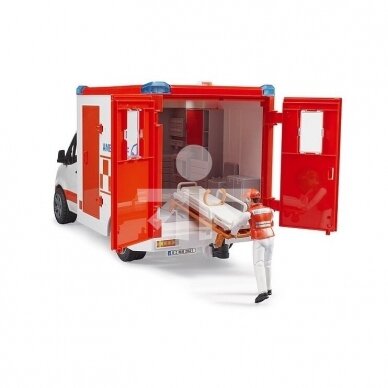 Toy Bruder MB Sprinter ambulance with driver 02676 3