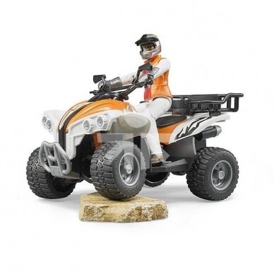 Toy Bruder Quad with driver 6300