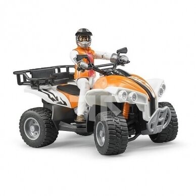 Toy Bruder Quad with driver 6300 1