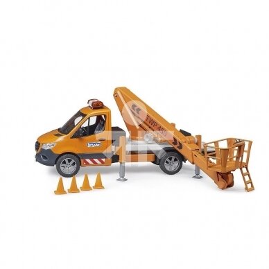 Toy Bruder Mb Sprinter lift with light and sound signals 02679 1