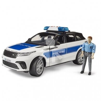 Toy Bruder Range Rover Velar police vehicle with police officer 02890