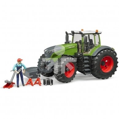 Žaislas Bruder traktorius Fendt 1050 Vario su mechaniku ir įrankiais 04041