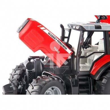 Игрушка Bruder Massey Ferguson 7480 с опрокидывающимся прицепом 02045 3