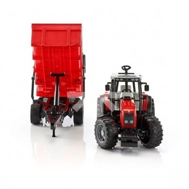 Игрушка Bruder Massey Ferguson 7480 с опрокидывающимся прицепом 02045 2